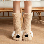 Fluffy Ears Cozy Long Socks