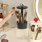Auto Lift & Luxe Makeup Brush Organizer