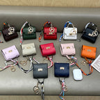 Mini Square Leather Bag Charm — Adorable Accessory, Chic, Stylish, Compact, Versatile