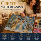 Nativity Scene Crystal Diamond Art Kit