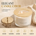 Decorative Metal Candle Topper for Jar Candles