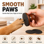 2-Pack Silent Manual Dog Nail File Boards