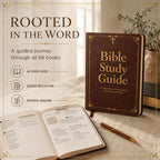 66-Page Women’s Bible Study Guided Journal – Brown