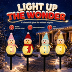 Plug-In Christmas Snowman Yard Light