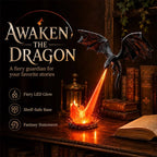 Lighted Dragon Book Nook Corner Figurine