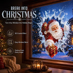 Crystal Christmas Window Decal – 8 Festive Designs