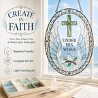 DIY Scripture Sea Glass Suncatcher Kit – 6 Designs