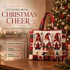 Quilted Christmas Shoulder Tote Bag – 12 Designs