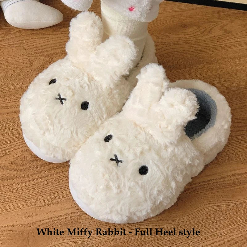 Miffy Bunny Plush Slippers
