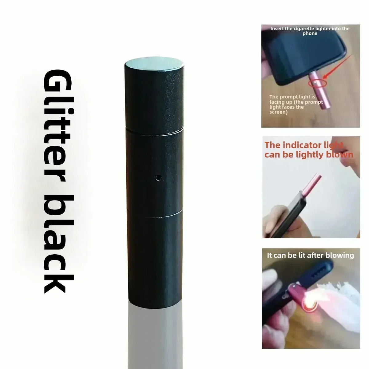 Heat Coil Breath Trigger Windproof Phone Lighter