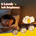 Satsus® Puppy Silicone Squishy Night Light Gift Cute Droopy Ears and Cozy for Decor Perfect Gift
