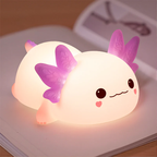 Satsus® Highland Cow with Hair Silicone Squishy LED Night Light - Perfect Gift for Kids and Girls