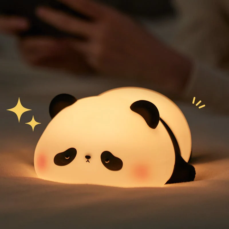 Satsus® Highland Cow with Hair Silicone Squishy LED Night Light - Perfect Gift for Kids and Girls