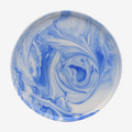 Blue Marble Round Jesmonite Tray