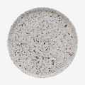 Large Rustic Terrazzo Round Jesmonite Tray