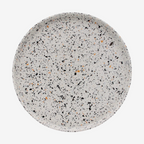 Large Rustic Terrazzo Round Jesmonite Tray