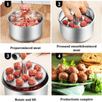 Stainless Steel Meatball Press