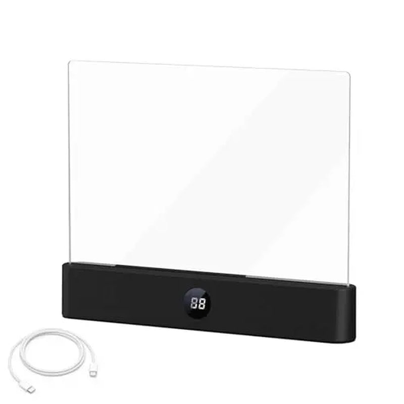 LED Book Reading Light — Portable, Rechargeable, Adjustable Brightness, Clip-On, Eye-Caring, Flexible Neck