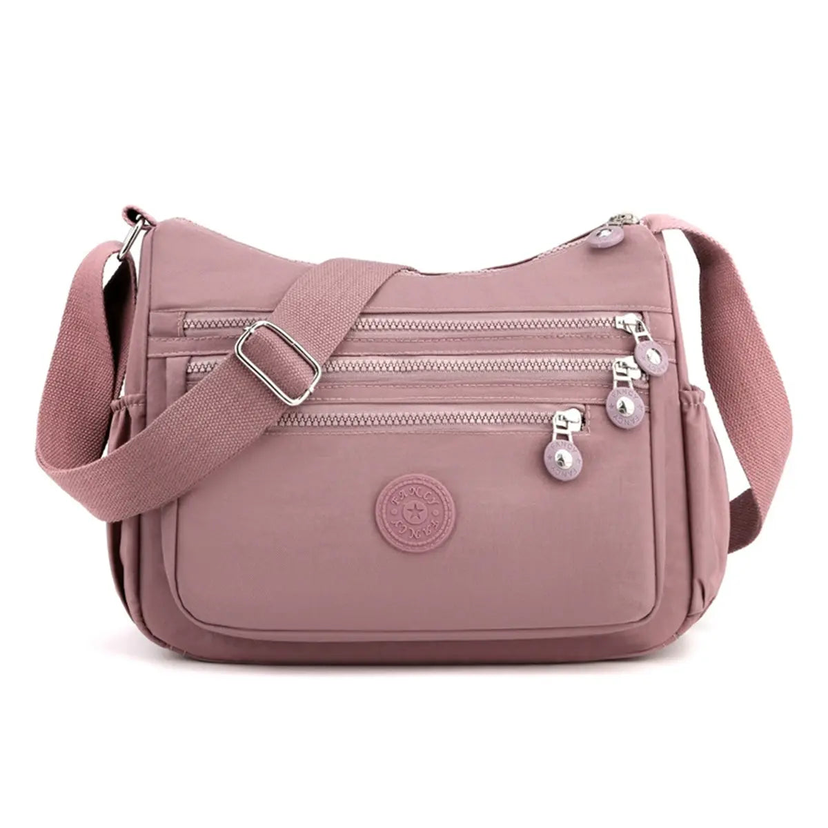 Nylon Crossbody Bag — Lightweight, Adjustable Strap, Water-Resistant, Everyday Carry, Travel Friendly, Secure Zipper