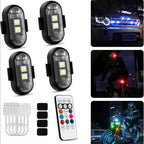 RGB LED Strobe Light — Wireless, Rechargeable, Color-Changing, Portable, DMX-Compatible, Sound-Activated