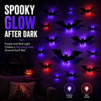 3D LED Flying Bat Wall Decor