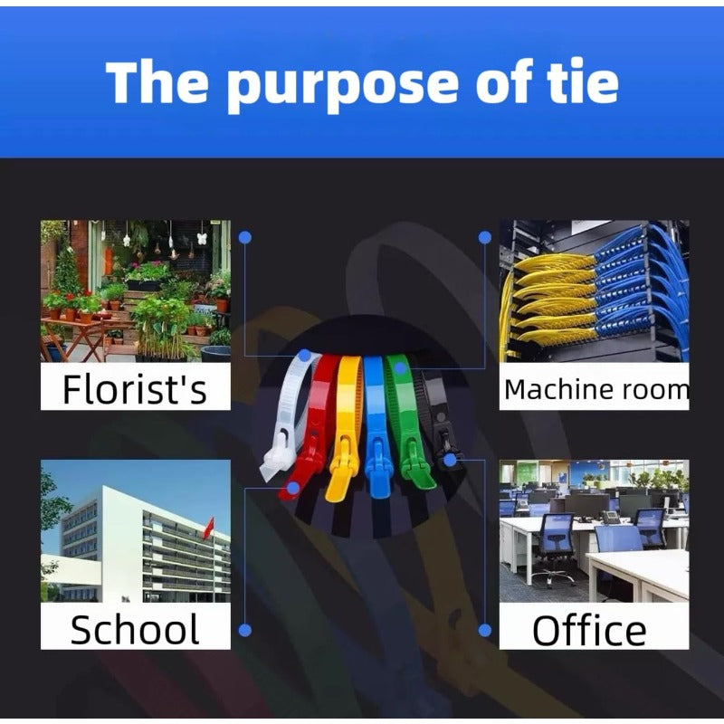 Reusable Heavy Duty Zip Ties