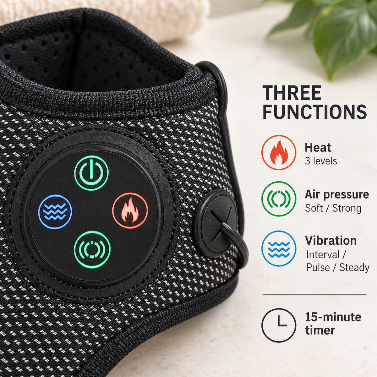 Heated Foot & Ankle Massage Wrap