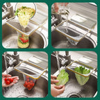 Foldable Corner Sink Strainer