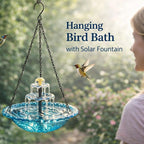 Solar Powered Hanging Bird Bath