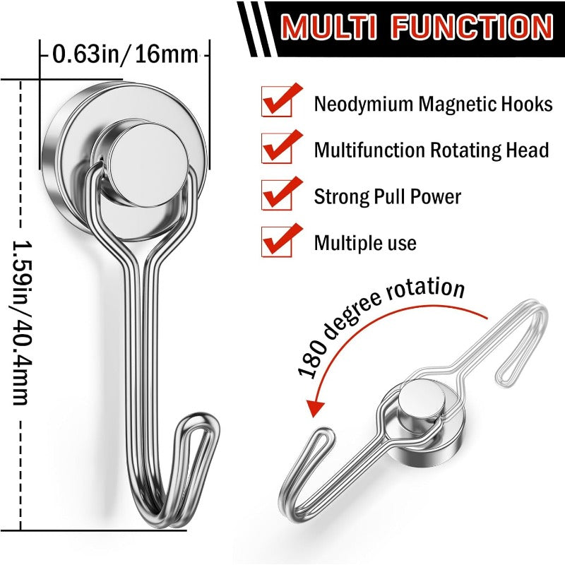 Powerful Neodymium Magnetic Hooks