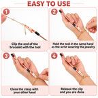 One-Hand Jewelry Fastener