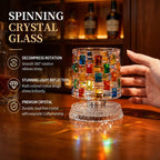 Spinning Crystal Whiskey Tumbler