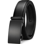Micro-Adjust Leather Ratchet Belt