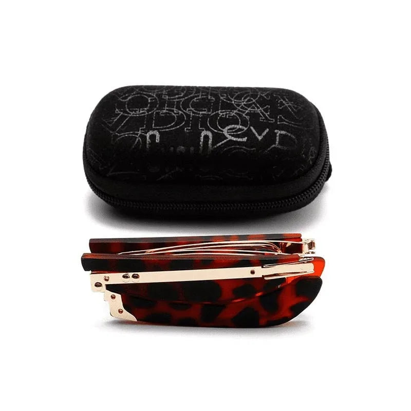 Foldable Anti-Blue Light Reading Glasses with Case