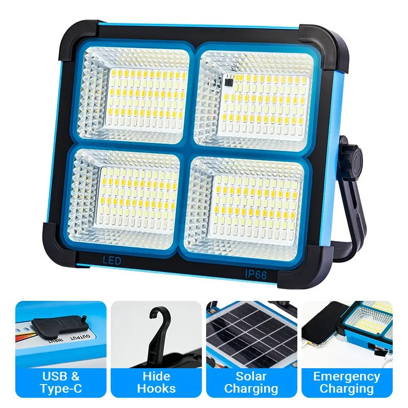 Solar Rechargeable LED Work Light
