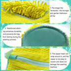 Chenille Microfiber Shoe Washing Bag – Gentle & Effective Machine Wash Protection