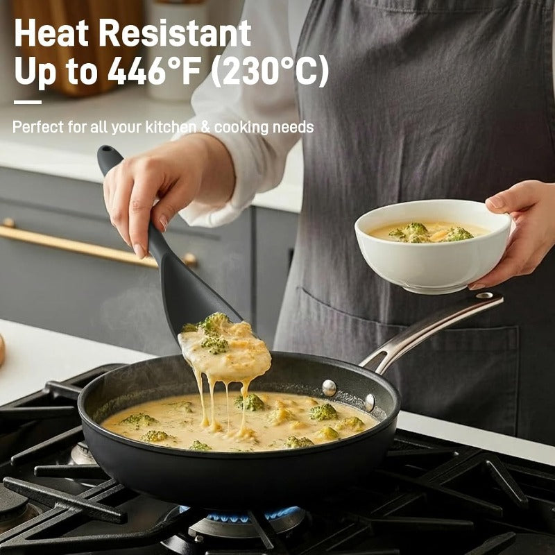 Heat Resistant Silicone Spoonula