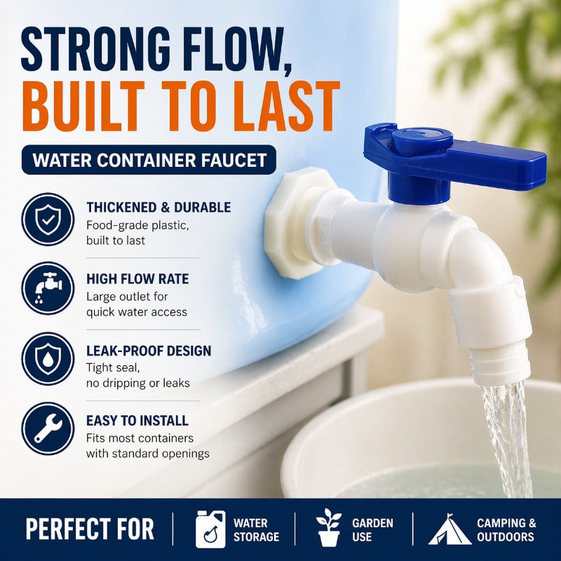 High Flow Water Tank Faucet
