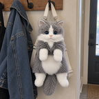 Never Let Go Cat Plush Backpack