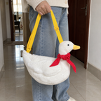 Silly Goose Plush Shoulder Bag