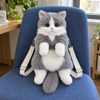 Never Let Go Cat Plush Backpack