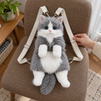 Never Let Go Cat Plush Backpack