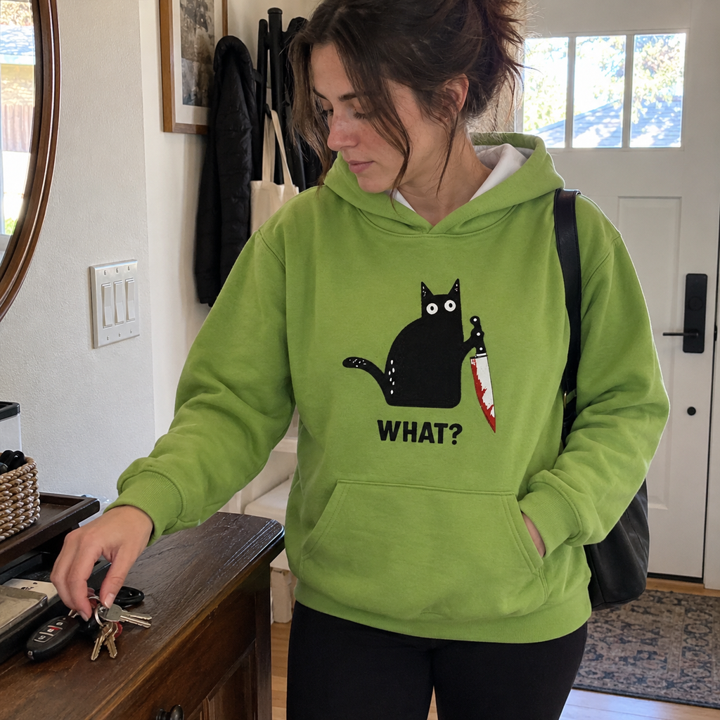 Purr Mood What Cat Hoodie