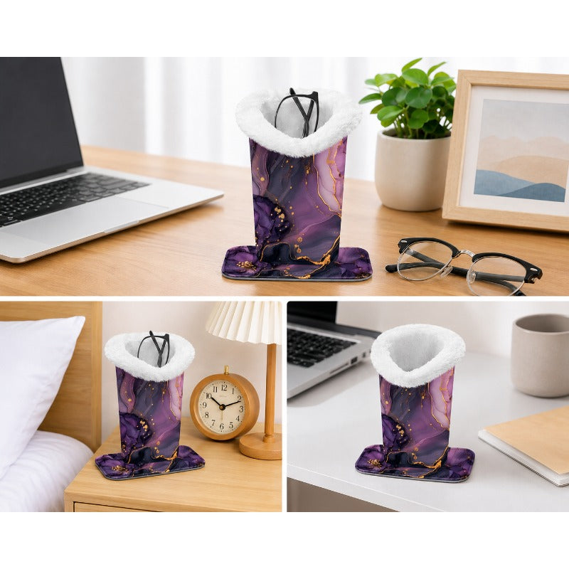 PU Leather Glasses Stand