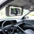 LED Car Sun Visor Mirror Light — Dimmable, Rechargeable, Touch Control, Portable, Universal Fit, USB Powered