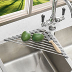 CornerDry - Space-Saving Foldable Dish Drainer