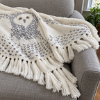Night Owl Cozy Knitted Shawl
