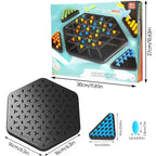 Triangle Chain Strategy Board Game – Educational Puzzle Game for Kids & Family