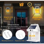 Weatherproof Outdoor Solar Sconce