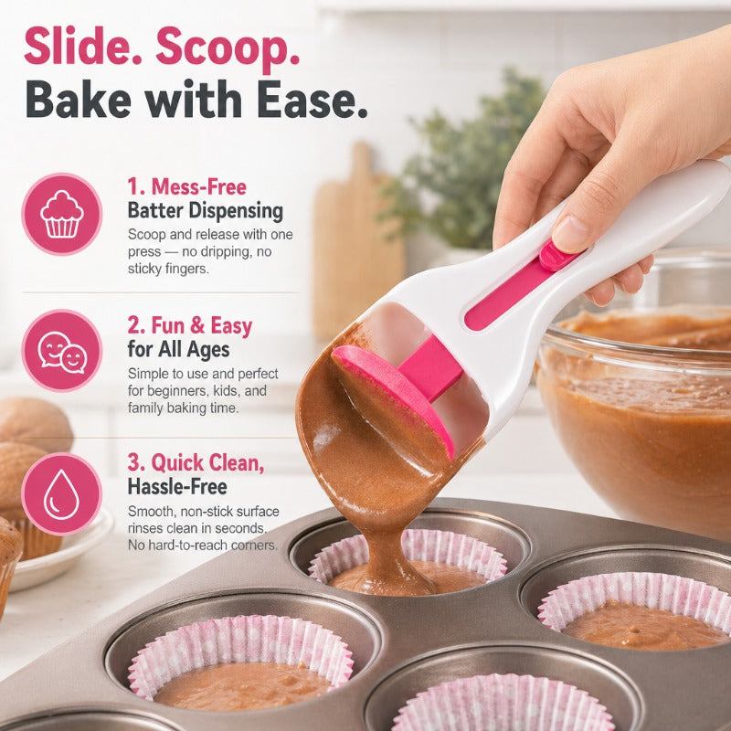 Sliding Cake Batter Dispenser